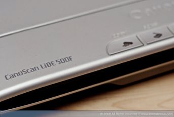 Teaser for Using the CanoScan LiDE 500F scanner with Mac OS X Leopard